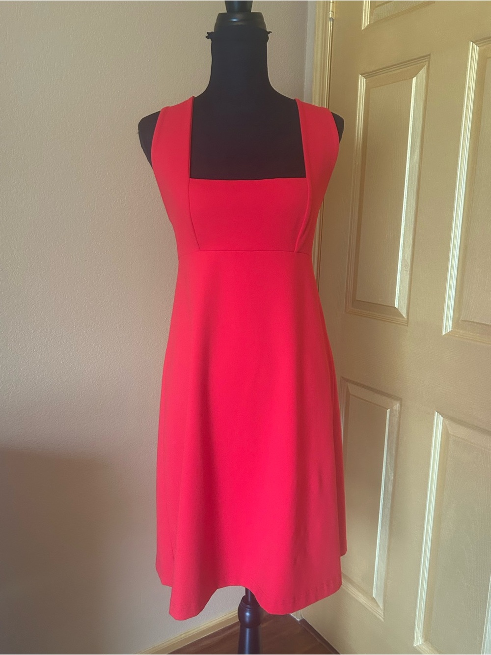 Boston Proper Red Cross back dress
